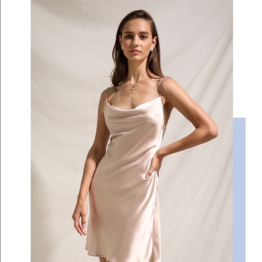 Brand new! Elegant classic silk slip dress